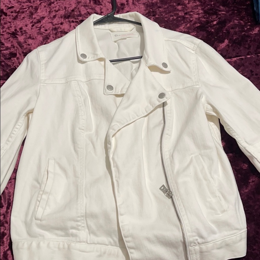 Vince Camuto White Denim Jacket